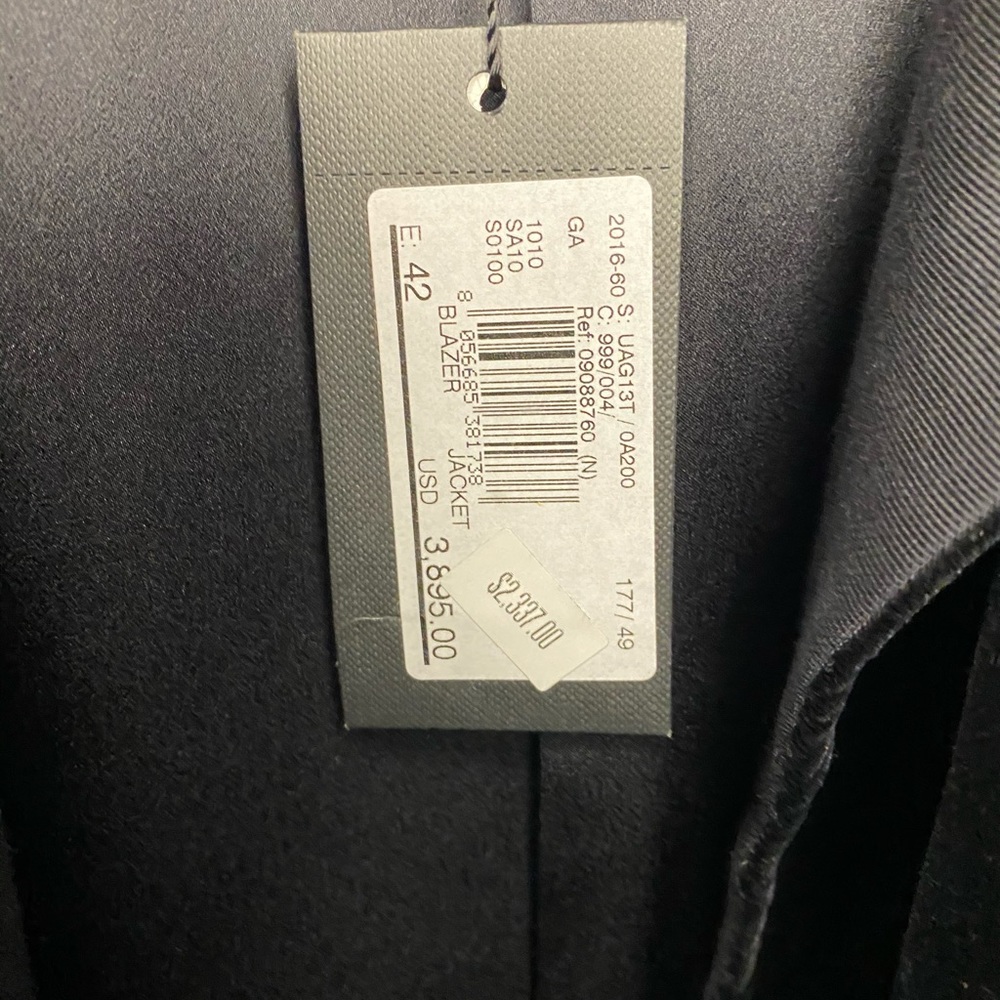 GIORGIO ARMANI VELVET BLAZER VELVET WOMANS